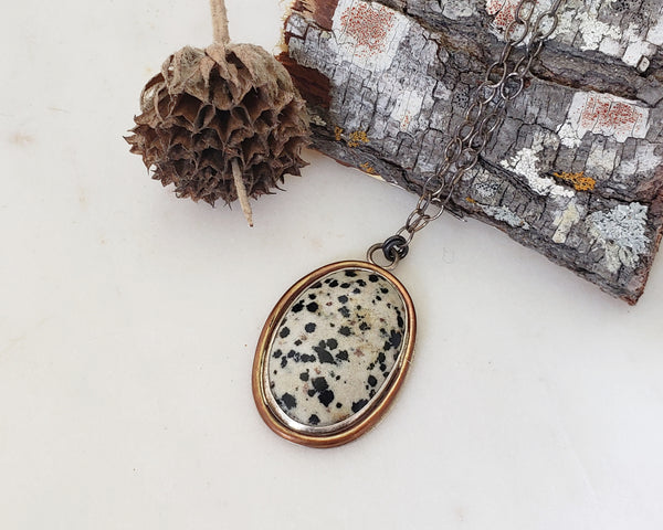 Dalmatian Jasper Pendant