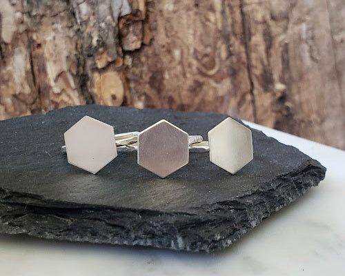 Hexagon Shield Ring