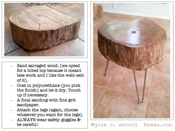 Salvaged Wood Stool