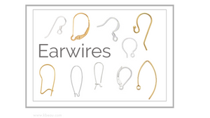 seven different types of earwires on a white background 
