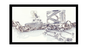 an assortment of jewelry that is rhodium plated that's the topic of this blog post