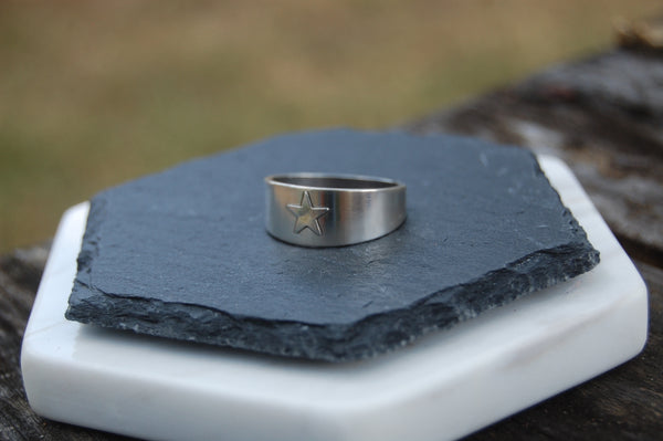 Tapered Lone Star Ring