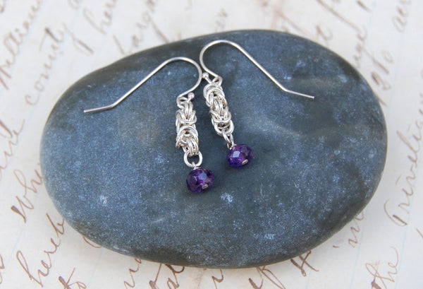 Arzu sterling silver with amethysts