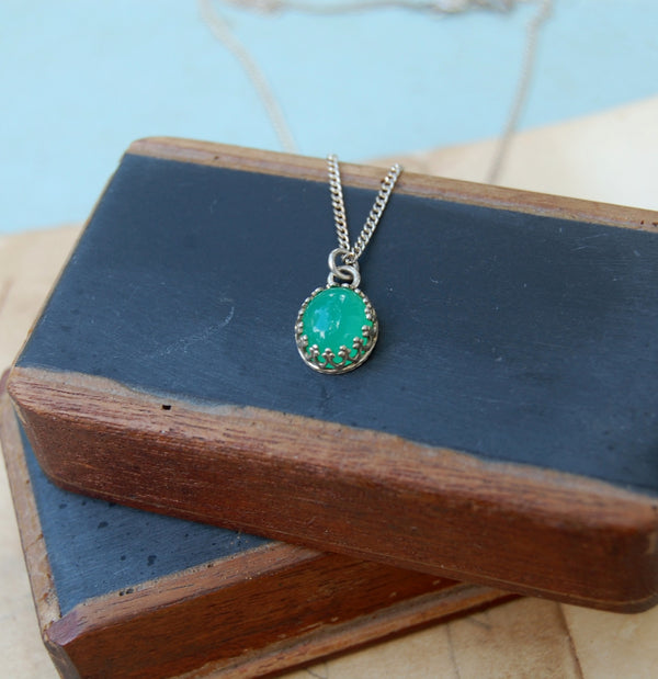 Chrysoprase Pendant