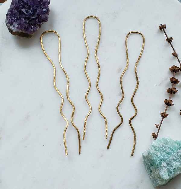 Hammered Hair Fork